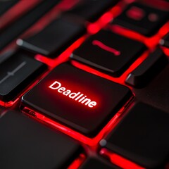 Urgency Unleashed: The Red 'Deadline' Key