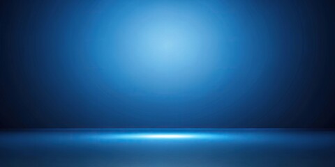 Empty dark blue background with a slight glow, perfect for wide-angle shots