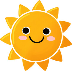 sun cartoon character