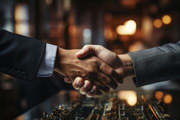 Business handshake