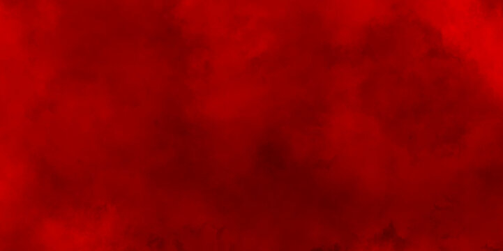 red Black empty space dust cloud explosion. red smoke or fog color isolated on transparent dark cloudscape atmosphere background. Black and red watercolor grunge texture.	
