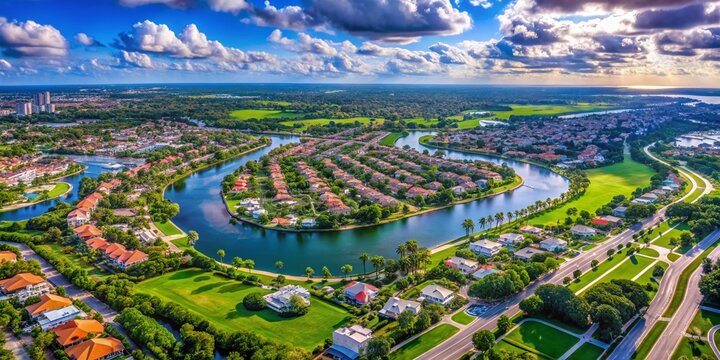 Detailed Map of Palm Beach Gardens Highlighting Key Locations in Florida's Scenic Landscape