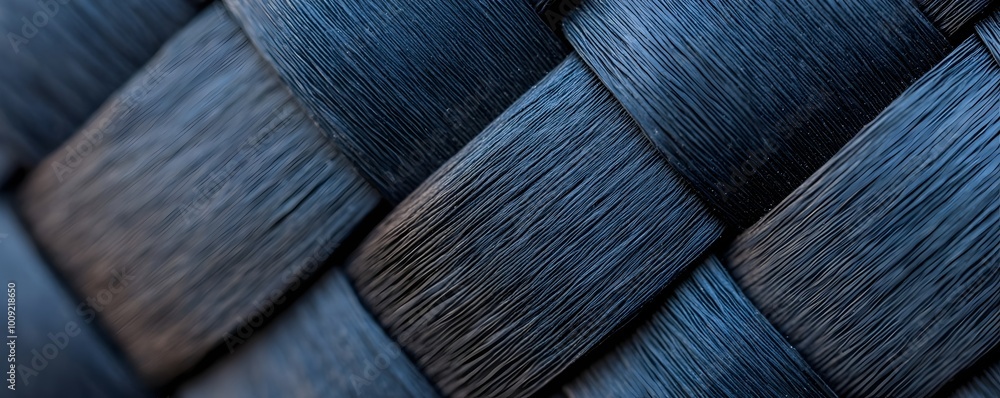Poster intricate textile fibers close-up - exploring the fine woven details and patterns in modern fabric s