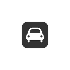 Car modern symbol for graphic and web design icon isolated on transparent background