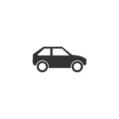 Car icon isolated on transparent background