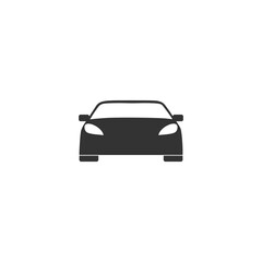 Car icon isolated on transparent background