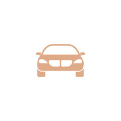 Car icon isolated on transparent background