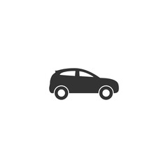 Car icon isolated on transparent background