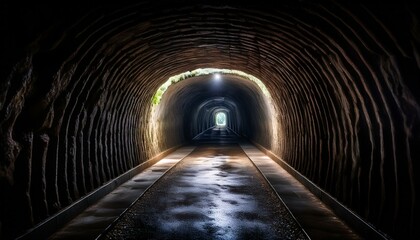 Tunnel with a light at the end