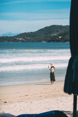 person on the beach