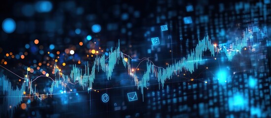 Fototapeta premium Abstract Data Visualization