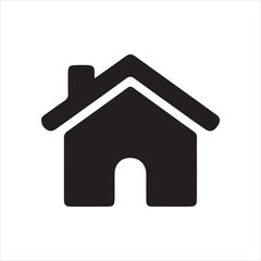 home icon on a white background