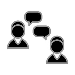 Conversation icon Design