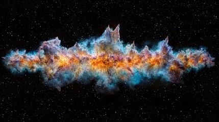 Comet Breaking Apart in Space