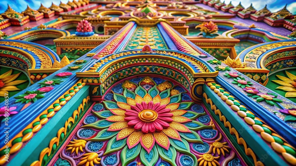 Poster elegant leui design with soft colors and intricate patterns for modern decor and artistic inspiratio