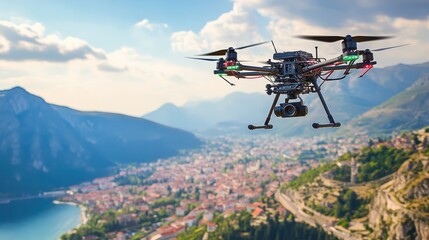 drones for aerial surveillance and mapping