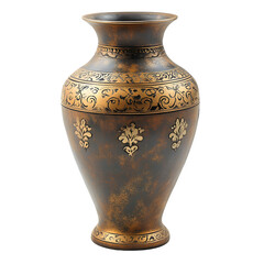 antique vase isolated on a transparent background