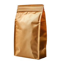 Paper bag mockup isolated on transparent background