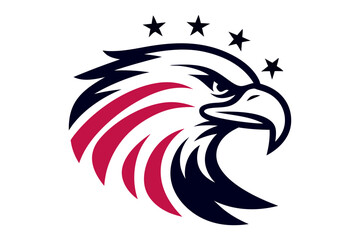 American eagle symbol vector illustration 