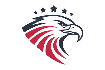 American eagle symbol vector illustration 