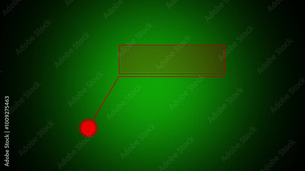 Poster simple hud elements frame lines callout animation for text on black bg 4k video