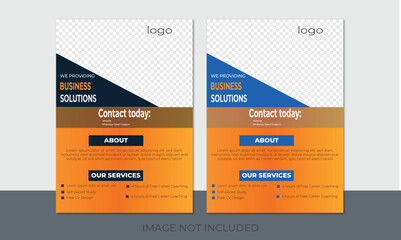 
 Business Flyer Layout, modern business flyer template, abstract business flyer and creative design, company flyer and editable vector template design, Creative Corporate Business Flyer .
