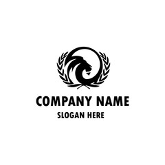 Abstract logo multicolored squares for company design