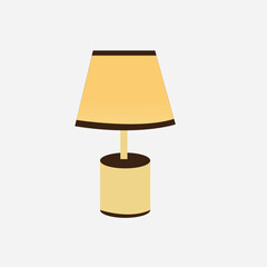 lamp on a table