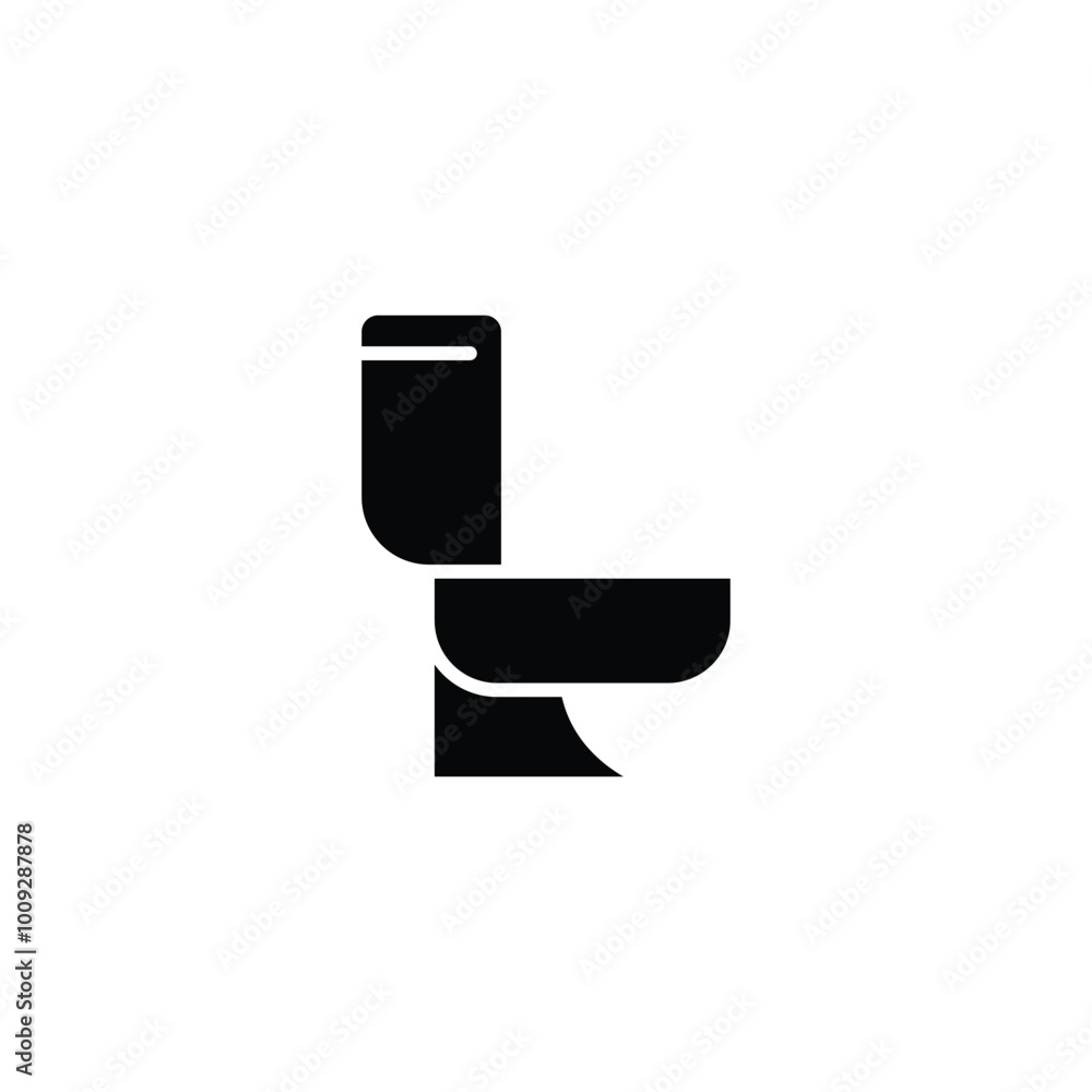Aufkleber bidet solid icon vector design good for web or mobile app