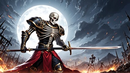 Obraz premium Skeleton Monster