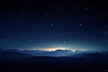Galaxy night landscape astronomy.