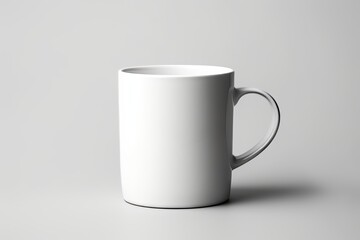 Fototapeta premium Close up of a minimalist object like a coffee cup, glass vase, or book on a simple background