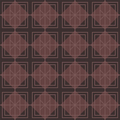 Dark brown geometric Seamless pattern. Abstract geometric Pattern. Geometric tile.