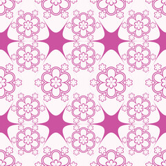 Floral Textile Seamless Pattern Design