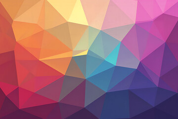 Fototapeta premium Colorful gradients and dynamic polygon shapes with a vibrant abstract geometric background