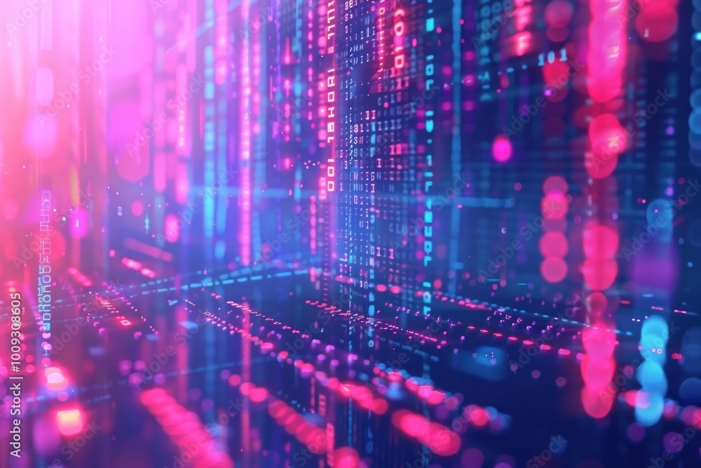 Poster abstract background electronics hardware.