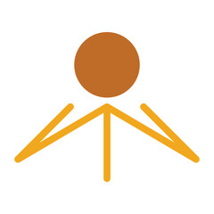 Light Icon Logo Design Template