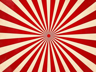 red and cream sunburst retro background