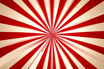 red and cream sunburst retro background