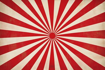 red and cream sunburst retro background