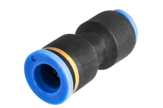 Pneumatic Push In Fittings for Air/Water Hose and Tube Connector, die cut transparent
