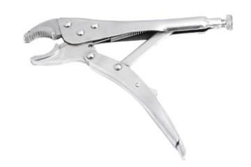 Irwin Vise Grip Straight Jaw Locking Pliers, die cut transparent.