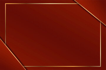luxury background by using red and gold color