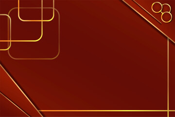 luxury background by using red and gold color