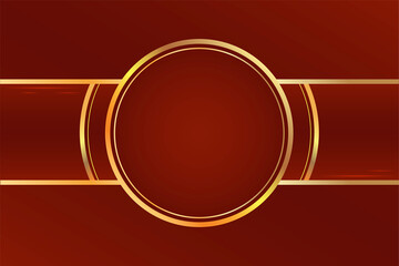 luxury background by using red and gold color