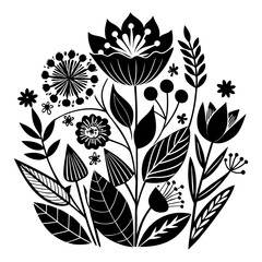florals-and-botanicals-vector-black-and-white