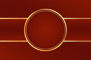 luxury background by using red and gold color