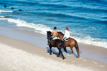 Reiten am Meer