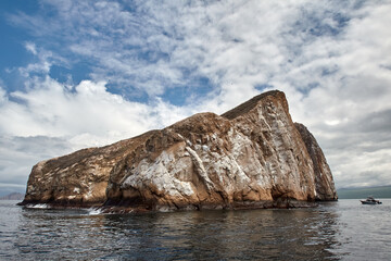 Kicker Rock, also known as León Dormido, is one of the most iconic landmarks in the Galápagos...