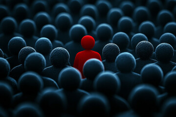 think different individual stand out from others, unique